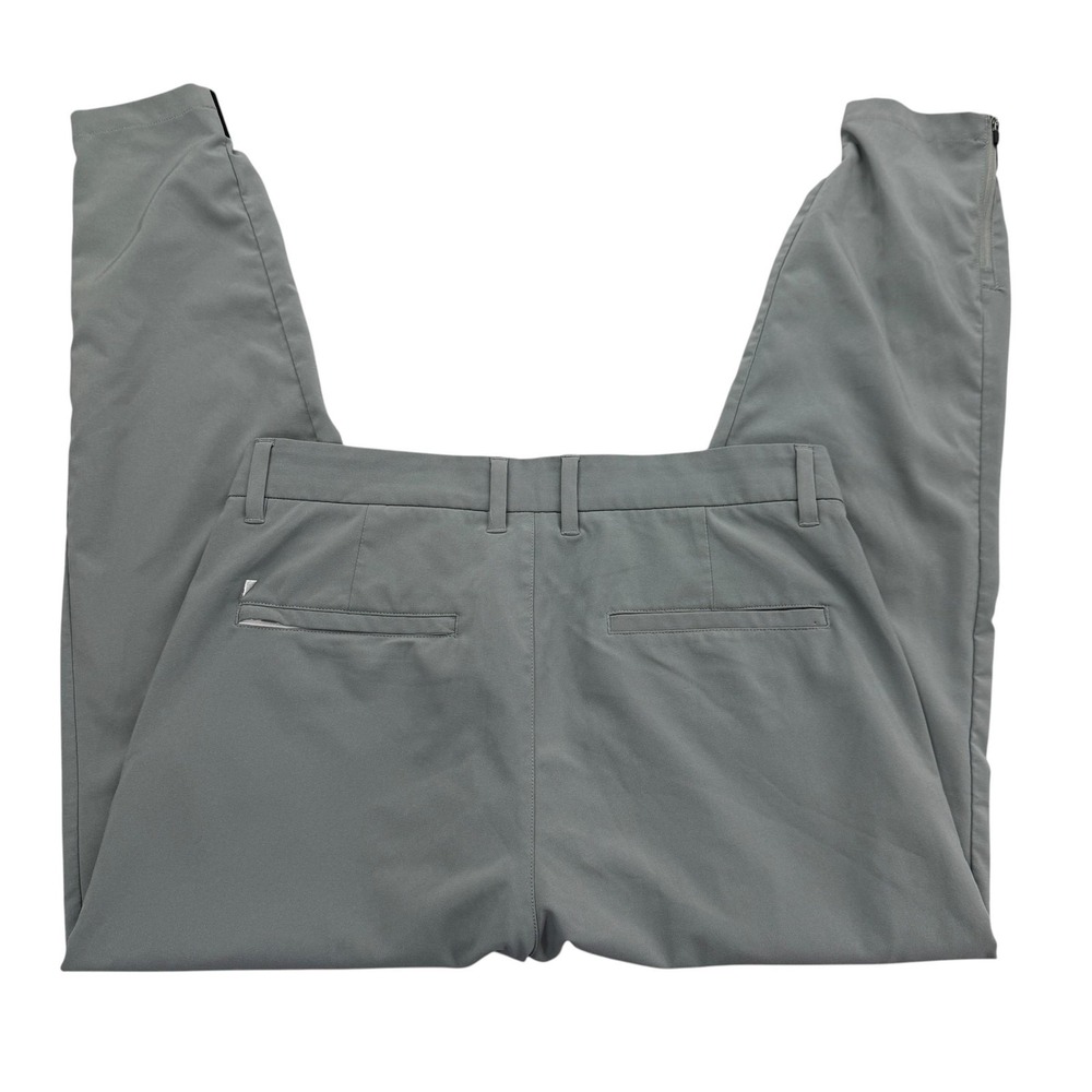 Primo Golf Joggers Mens 32 x 27 Gray Ankle Zip Performance Stretch Tapered